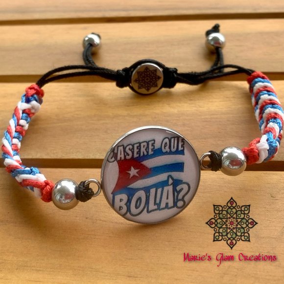 Men Patriot Bracelet-Adjustable-Cuba Flag - Picture 6 of 8